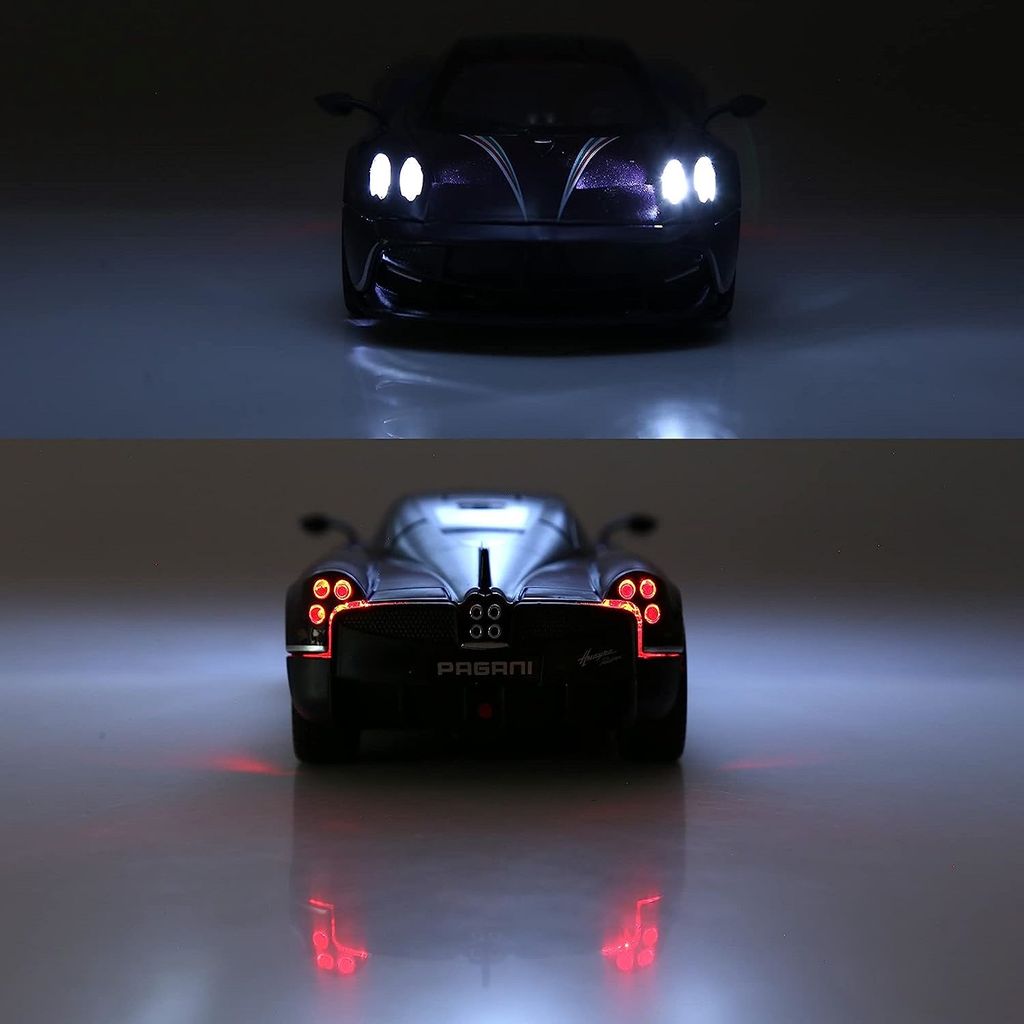 KTRS ENTERPRISE 1:24 Diecast Metal Car Model Hayura Car for Kids Sound and Light Pull Back view 2