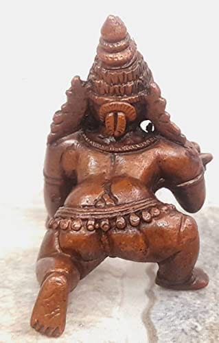 Searchers Paradise - Copper Idols Bala Krishna, 2.1inches, Copper Handmade 135 Grams, Patina Antique Finish, Pack of 1 Piece view 2