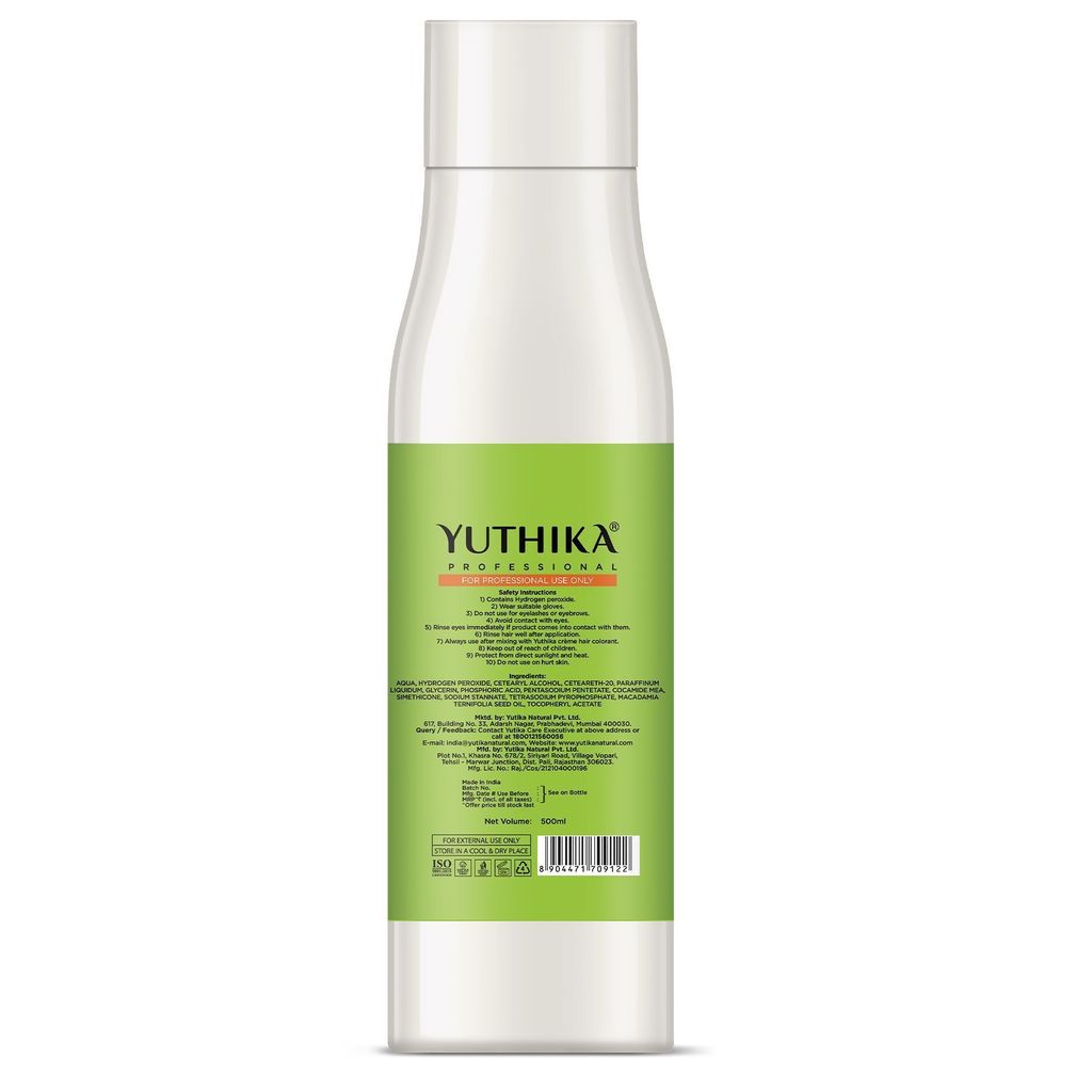 Yuthika Professional Developer for Hair Color 40 Volume (12%) 500ml view 2