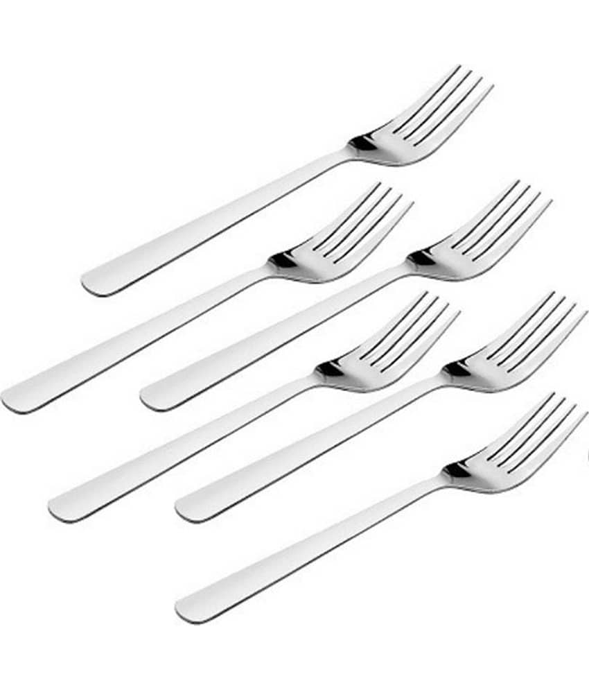 Classic Essential - Silver Stainless Steel Cutlery Set ( Pack of 18 ) view 2
