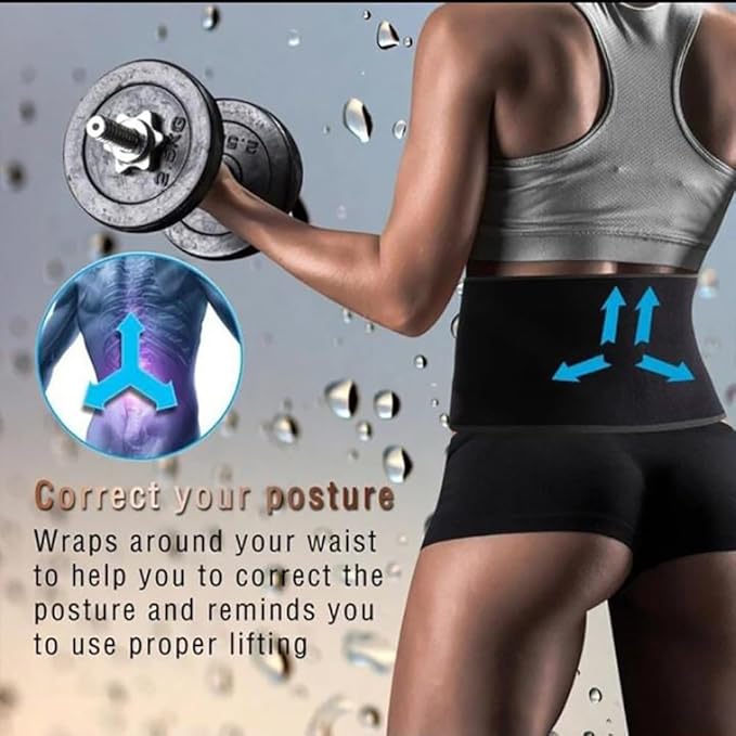 GLOWSERIE Waist Trimmer Belt for Weight Loss & Workout view 2
