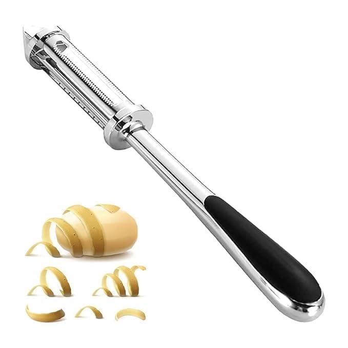 Potato Peeler, Stainless Steel Potato Peeler with Comfortable Handle, Heavy Duty Vegetable Peeler for Peeling Potatoes, Carrots, Fruits and More