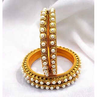 Omsar Jewelry Copper Gold-plated Kada (Pack of 4) view 2