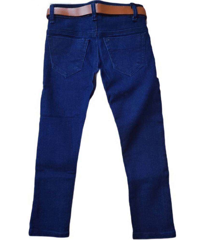 DAYAKU Pack of 1 Boys Cotton Blend Jeans ( Blue ) view 2