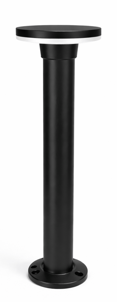 SPARKWORLD Modern Outdoor Garden Pole Light | Bollard Light with Warm White LED | Weatherproof Landscape Pathway Light | Colour: LX488/12W|PL view 2