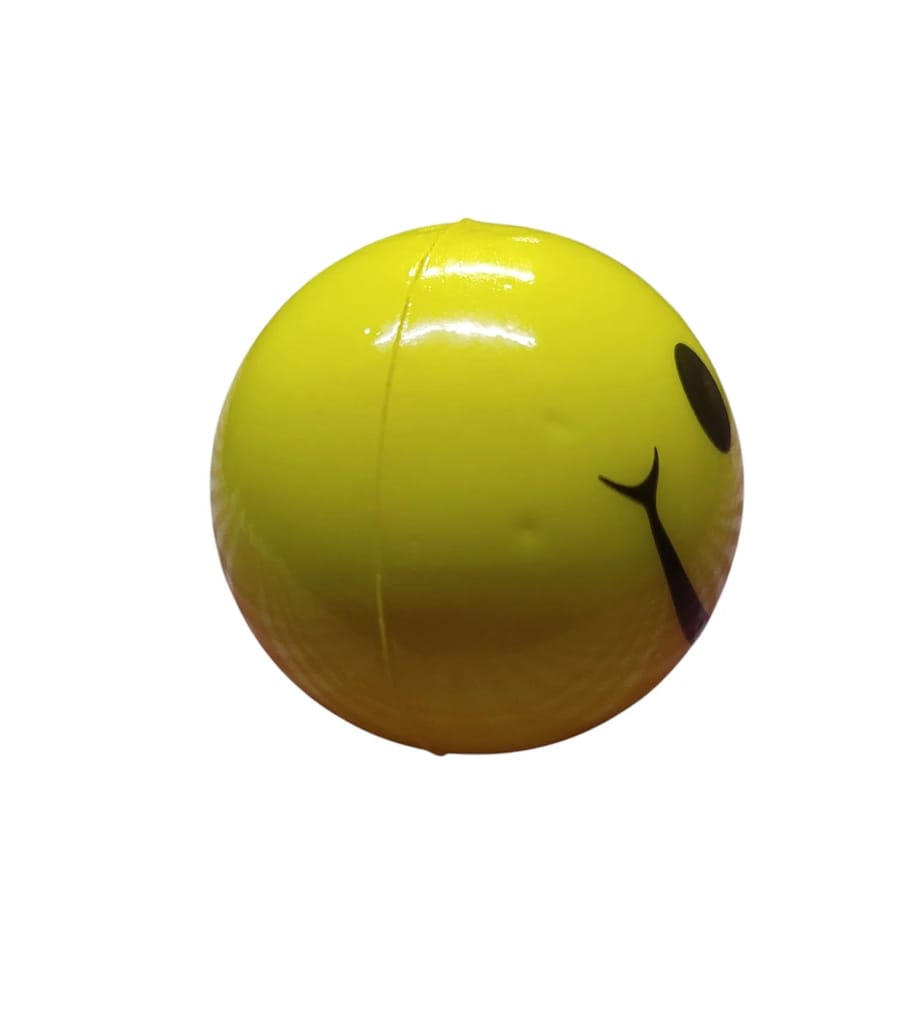 Shree Essentials Yellow Smiley Sponge Balls – Soft, Stress-Relief Toy for Kids & Adults (Pack of 6 / 12) view 2