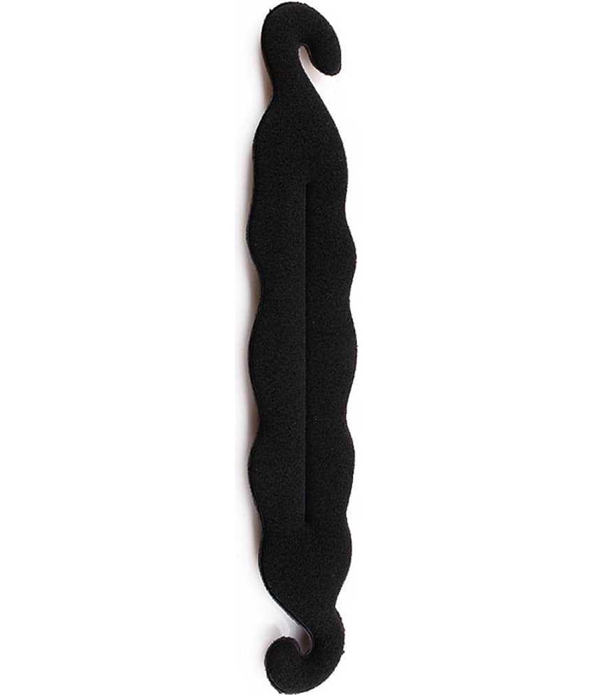 FOK 1 pc Hair Sponge Styling Tool Clip In Hair Extension BLACK view 2
