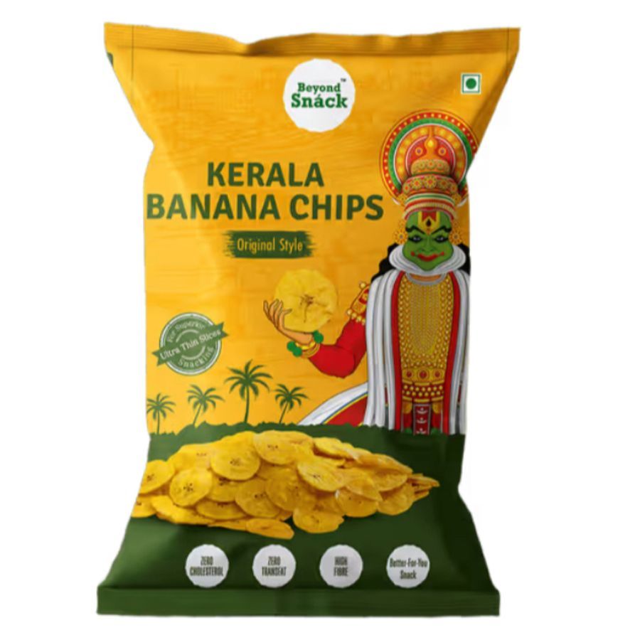 Beyond Snack Kerala Banana Chips - Original Style - 25 gm - One packet of banana chips