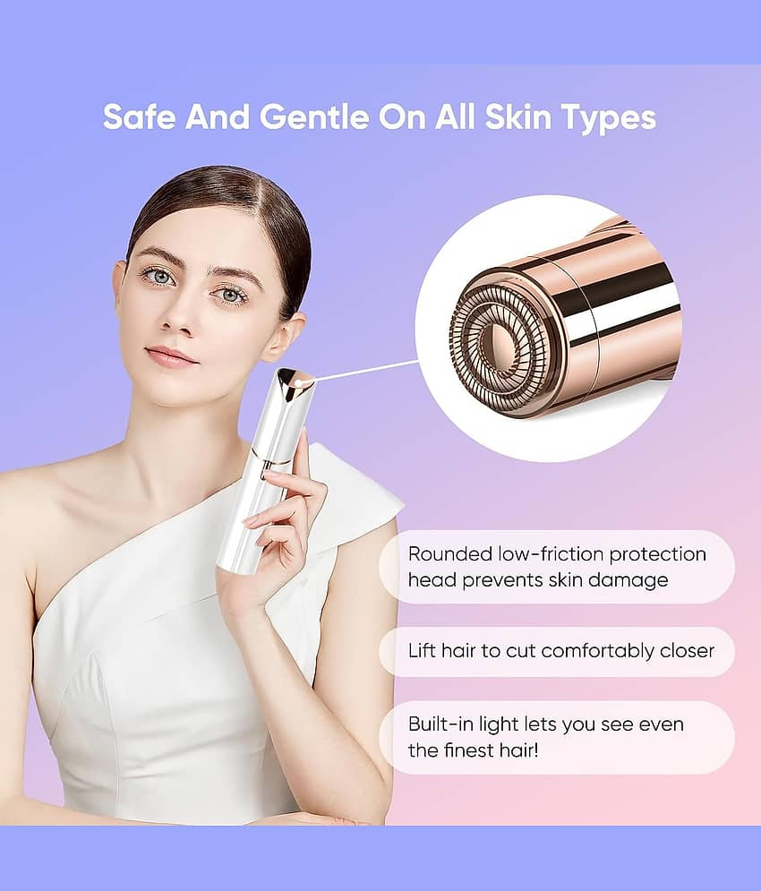 Handa NA White Cordless Eyebrow Trimmer With 45 minutes Runtime view 2