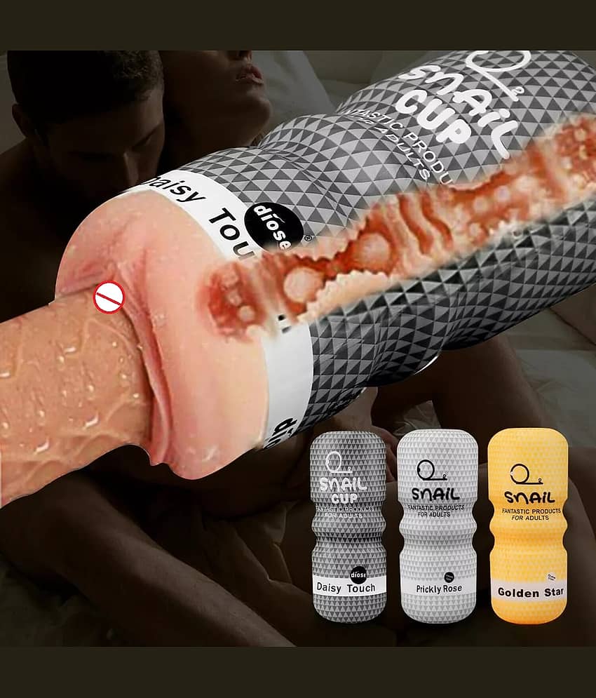 KAMAHOUSE SNAIL CUP MALE MASTURBATOR REALISTIC POCKET PUSSY STROKER VAGINA ORAL ANAL ADULT SEX TOY view 2