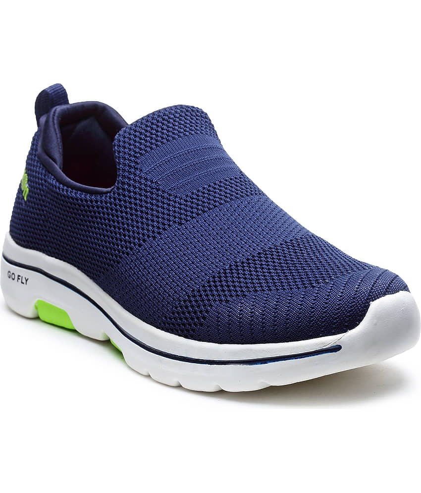 Action - Olive Men's Sports Running Shoes view 2