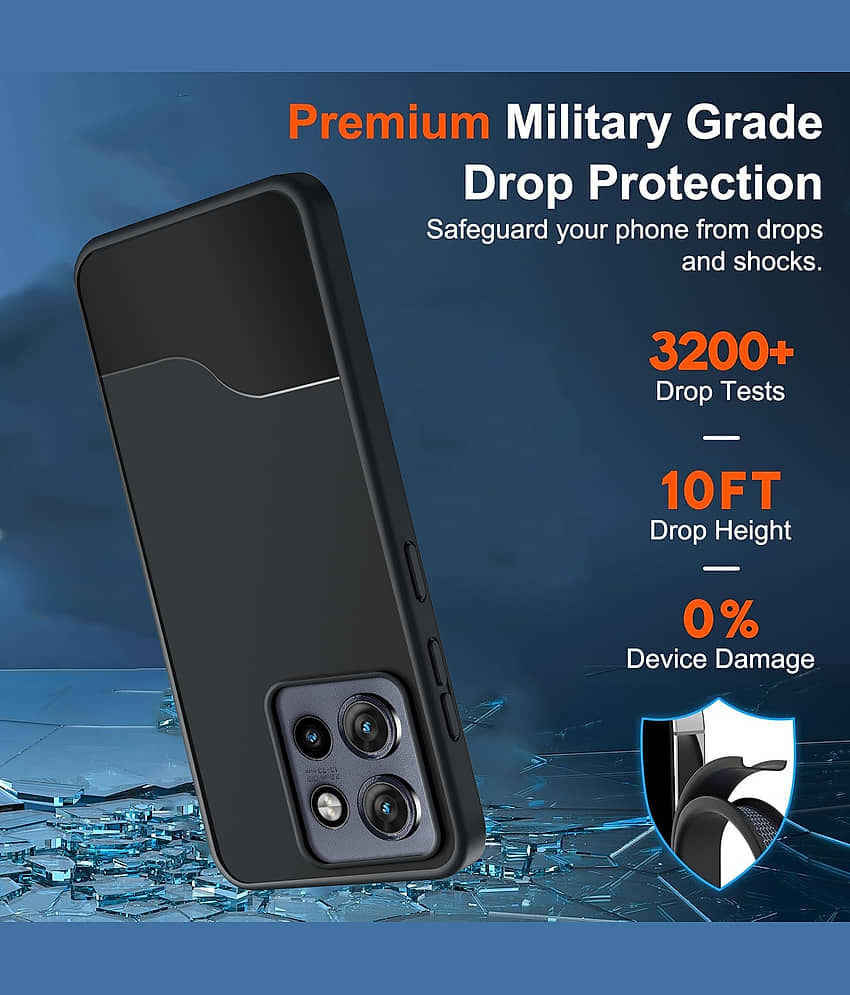 BIG WINGS Shock Proof Case Compatible For Polycarbonate Moto Edge 50 Neo 5G ( Pack of 1 ) view 2