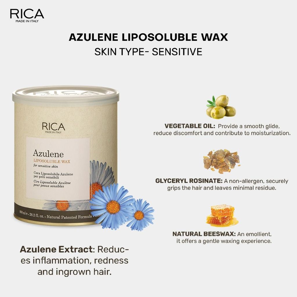 Rica Azulene Wax - 800 ML view 2