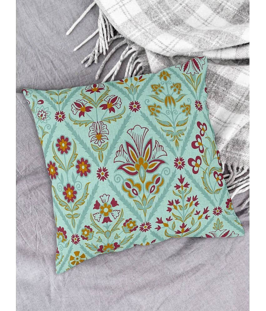 Houzzcode - Water Repellent Multi Polyester Pillow Covers 40x40x3 ( Pack of 1 ) view 2