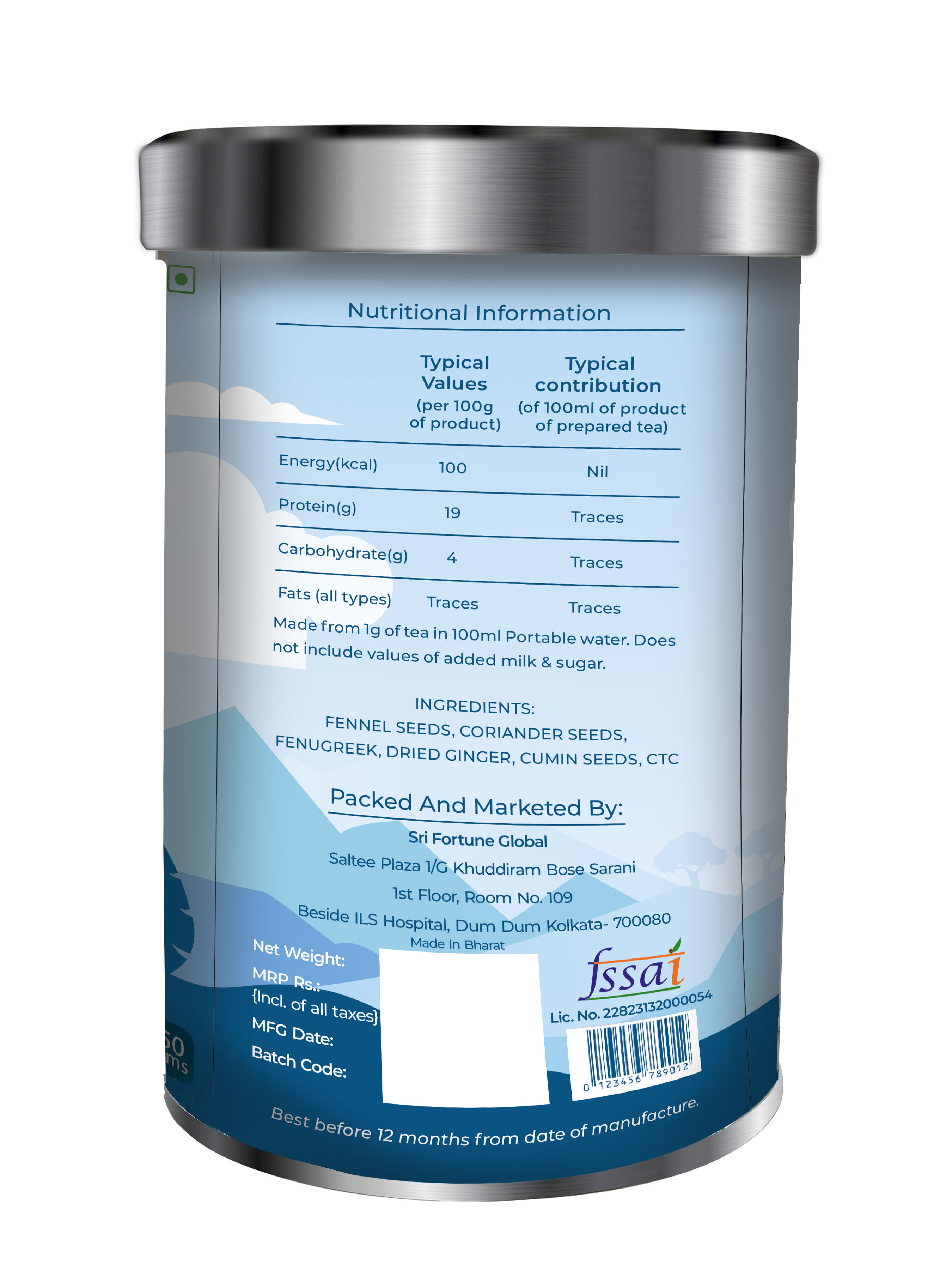 The Three Tattvas Digestive Tea 50gms view 2