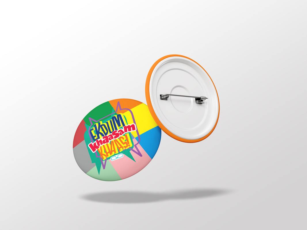Taarak Mehta Ka Ooltah Chashmah|Button Badges Set of - 4. view 2