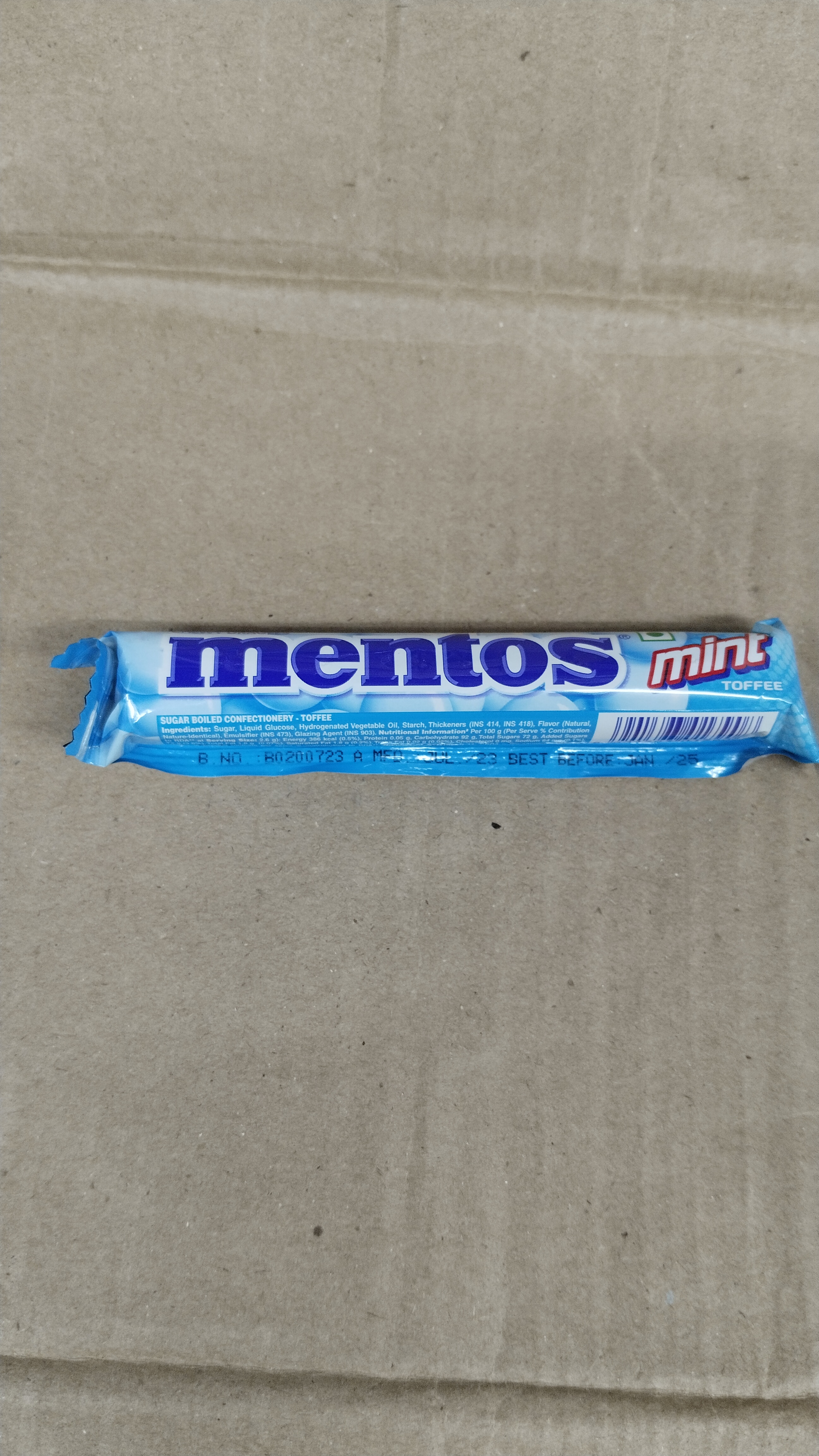 Mentos mint tofee
