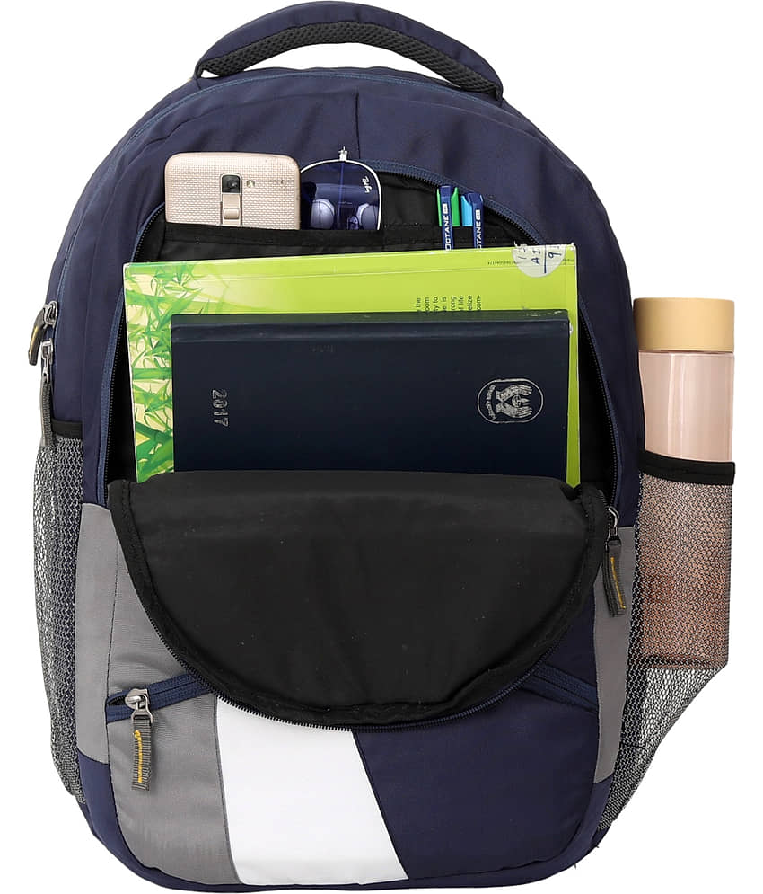 Kyros Blue Polyester Backpack ( 45 Ltrs ) view 2