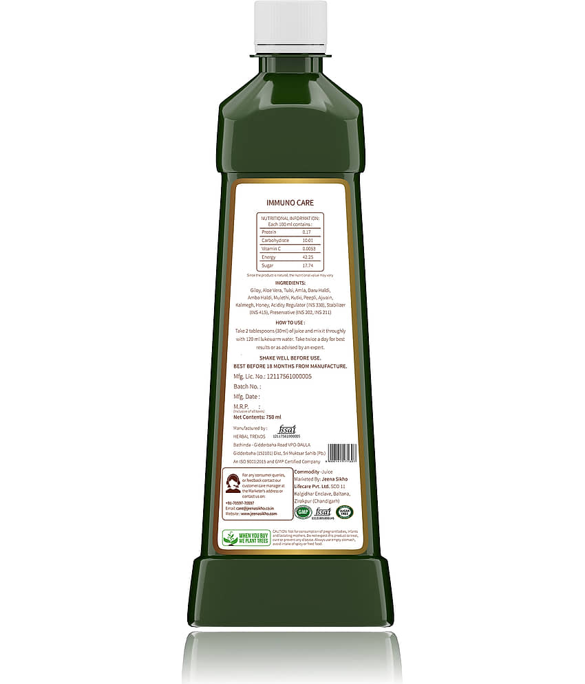 Jeena Sikho Immuno Care Juice | Good For Immunity And Digestive Health, 750 ml view 2