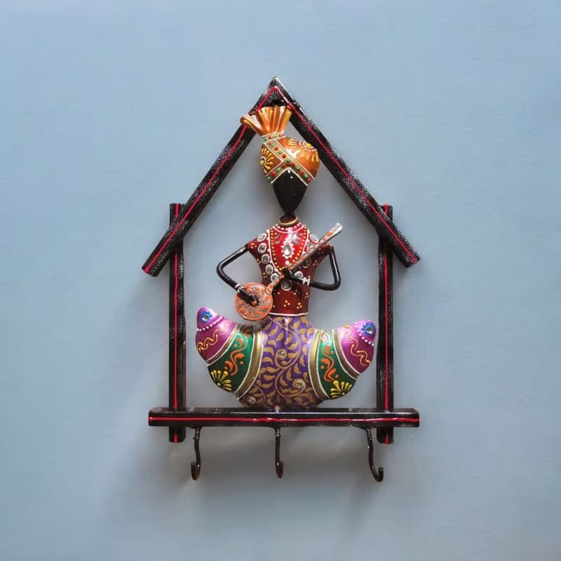 MOHD YASIN - Wall Art Decorative Iron Musicians Traditional Wall Hanging Showpiece Frame for Home Decor, showpiece, view 2