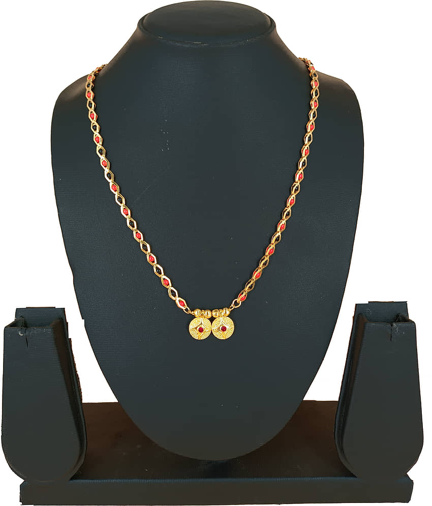 JIPPA Golden Mangalsutra ( Pack of 1 ) view 2