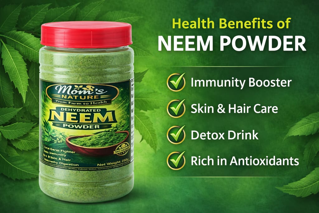 Mom's Nature Dehydrated Neem Powder view 2