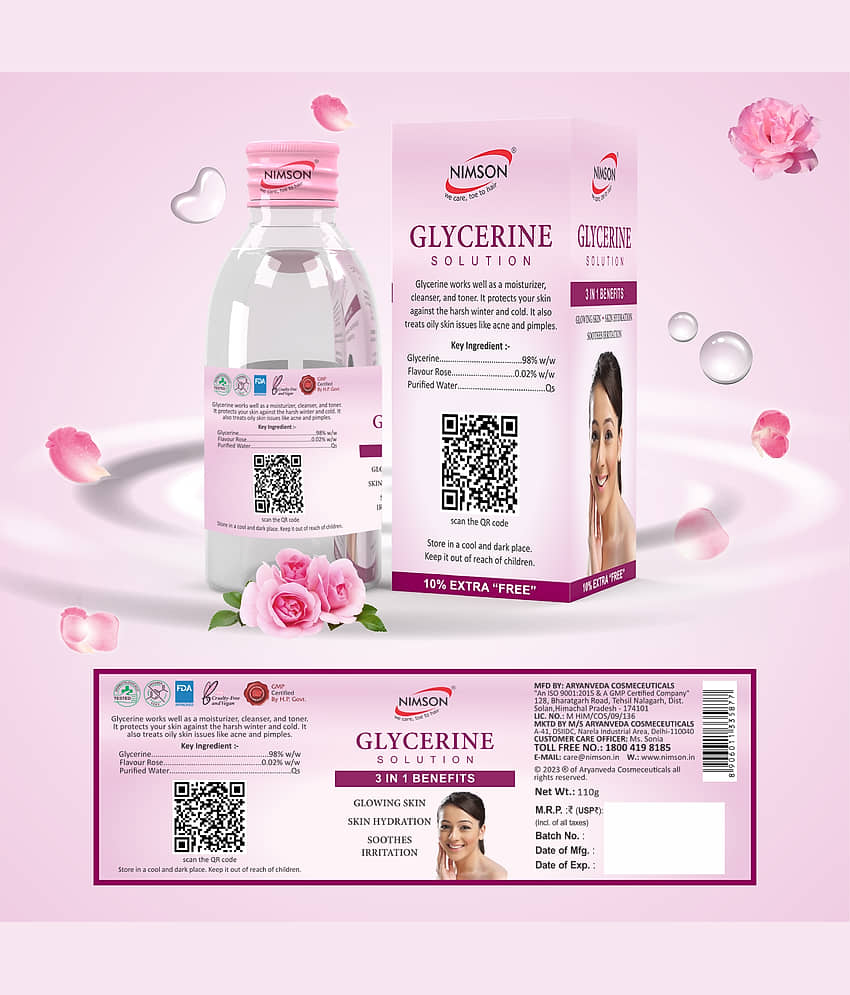 Aaryanveda Mix Fruit Face Scrub 400g & Glycerine for Skin Cleanser 100ml Combo Face Pack (2 Items in the set) view 2