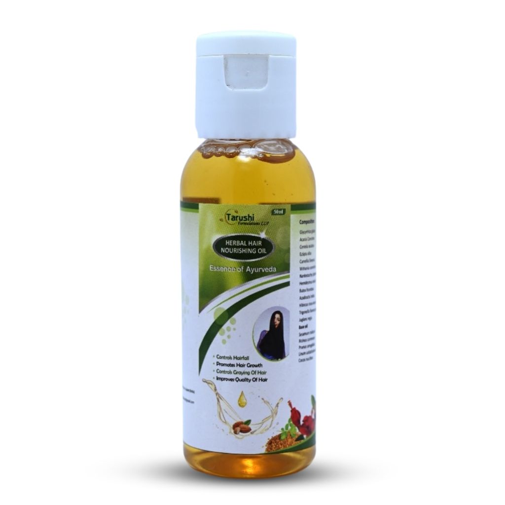 Tarushi Formulations Herbal Hair Nourishing Oil - 100ml - Controls Hairfall, Promotes Hair Growth, Improves Quality of Hair view 2