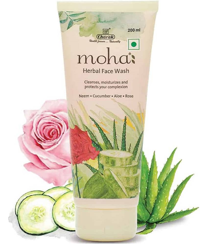 Moha Herbal Facewash 200ml Pack Of 2: Ayurvedic cleanser gently cleanses & prevents breakouts view 2