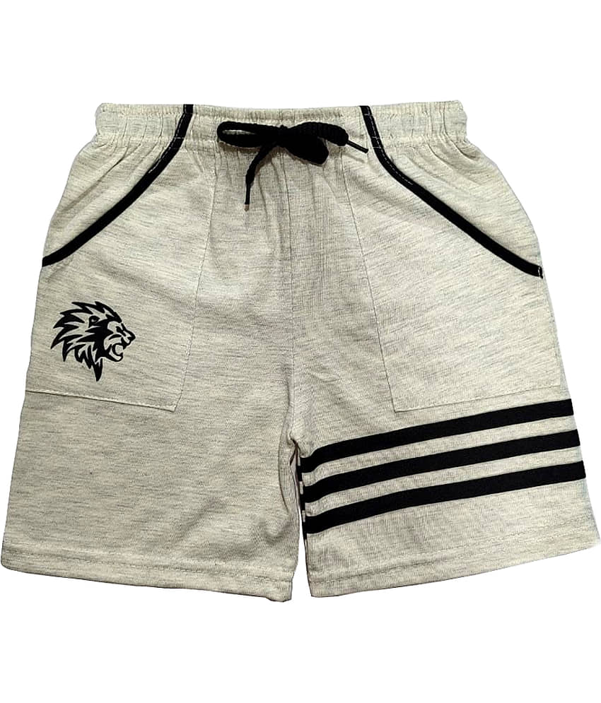 atlans Pack of 3 Cotton Blend Shorts For Boys ( Multi Color ) view 2