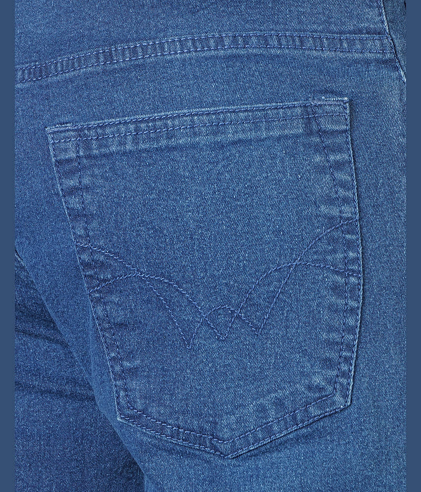 JB JUST BLACK Regular Fit Cuffed Hem Men's Jeans - Blue ( Pack of 1 ) view 2