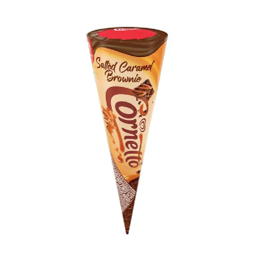 Kwality Wall's Salted Caramel Brownie Cornetto 110 Ml
