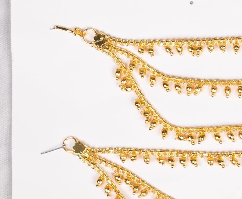 SONCHIRAIYA AP MEPMA EARRINGS CHAIN CHAMPASARALU view 2