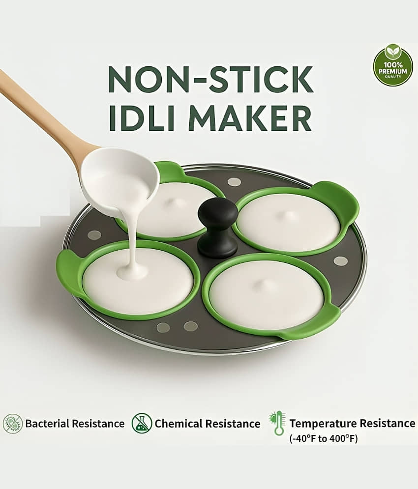 dust n shine Idli Mould Non Stick Silicon Idli Mould view 2