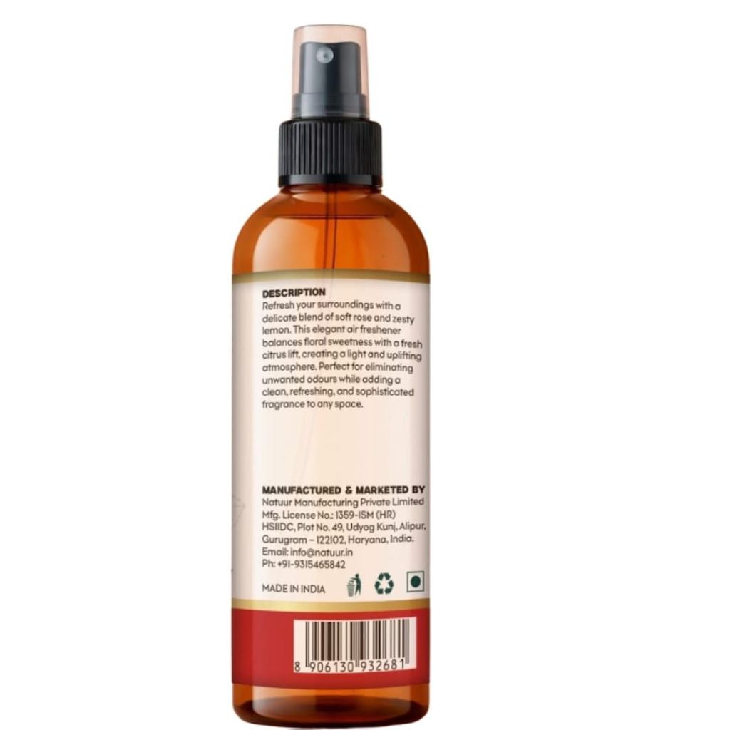 BOTANICAL HOME MIST™ | Air Freshner - Macrocarpal™ | Rose | Lemon | Geranium | Refresh | Uplift | Welcome view 2