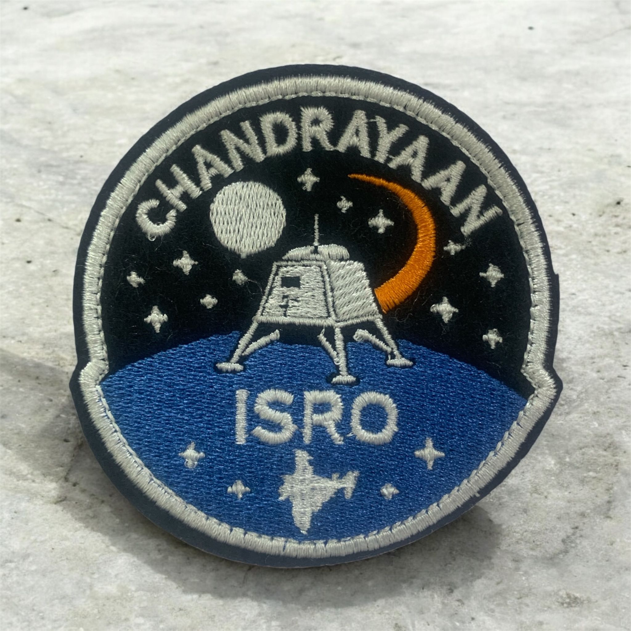 Chandrayaan Lunar Legacy Patch (Pack of 2 Pcs) view 2