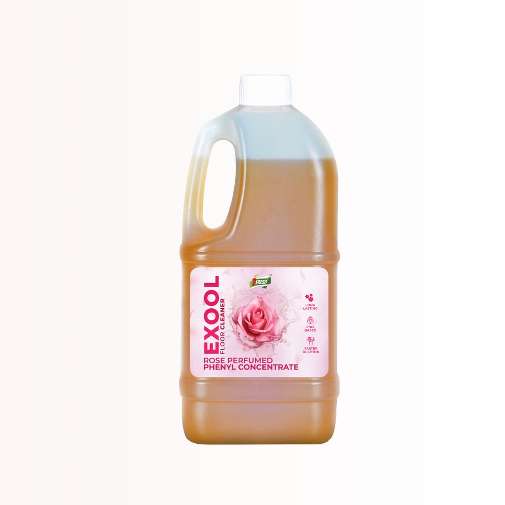 7Fresh Exool Perfumed Phenyl Concentrate Liquid 1 Ltr (MAKES 30 LITTER OF THICK WHITE PHENYL) Floor Cleaner,Pine Based,Long Lasting,Faster Dilution,Phenyl Essence