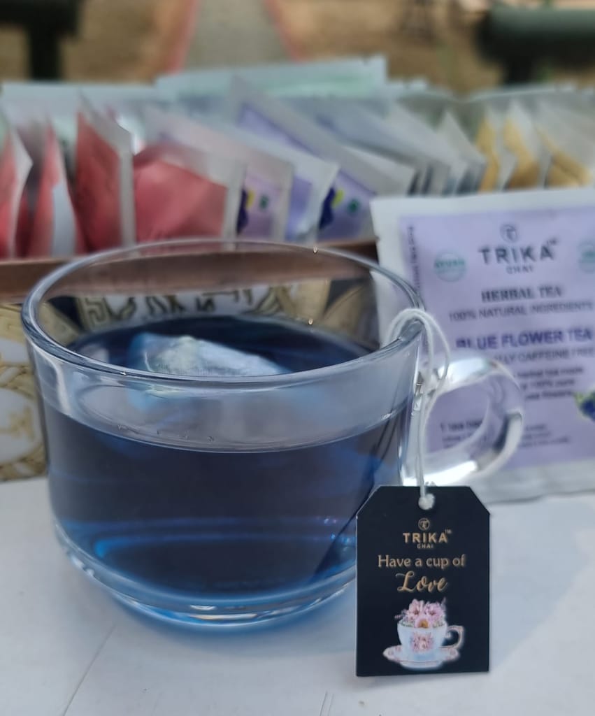 TRIKA CHAI Butterfly Pea Flower Herbal Tea, 30gm view 2
