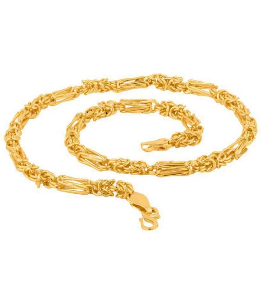 H M PRODUCT Gold Plated Chain ( Set of 1 ) view 2
