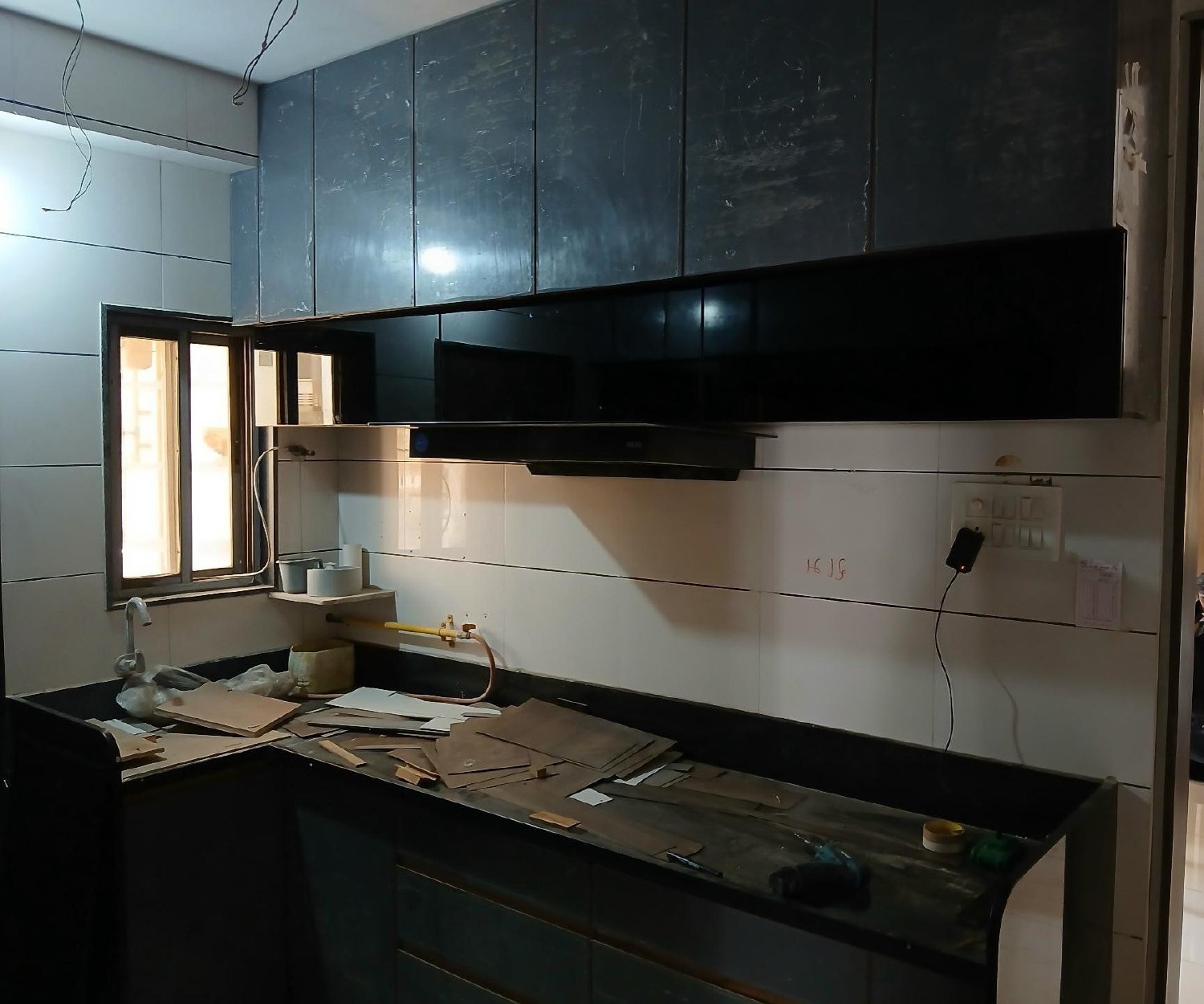 Modular Kitchen Making view 2