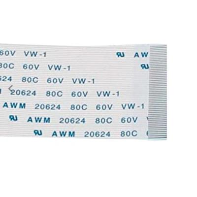 50 Pin 1mm Pitch 200mm Reverse Side Connection FFC Ribbon Flexible Flat Cable view 2