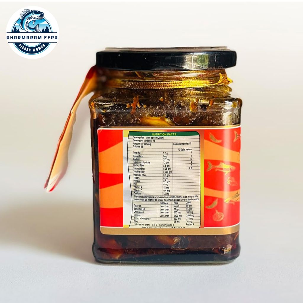DHARMARAM FFPO Fish Pickle - Authentic & Spicy FSSAI Certified view 2