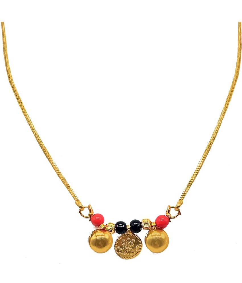 SHANKH-KRIVA - Golden Mangalsutra ( Pack of 1 ) view 2