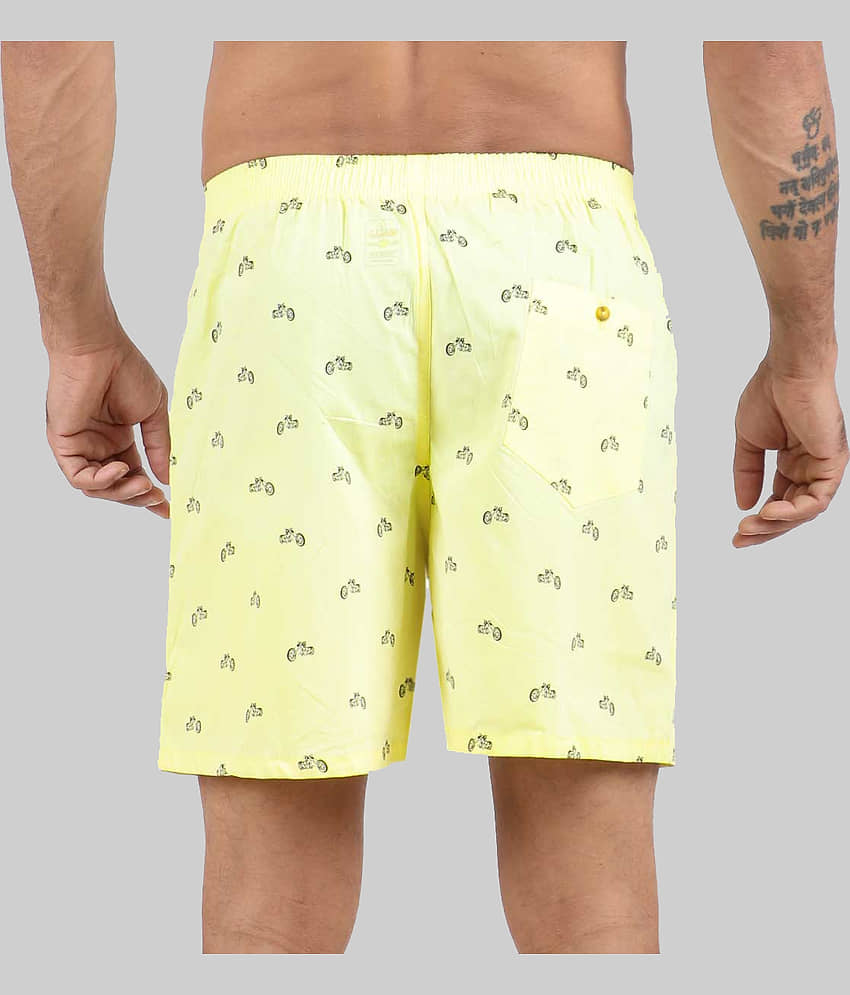 Supersquad Pack of 1 Cotton Boxers For Men's ( Sky Blue ) view 2
