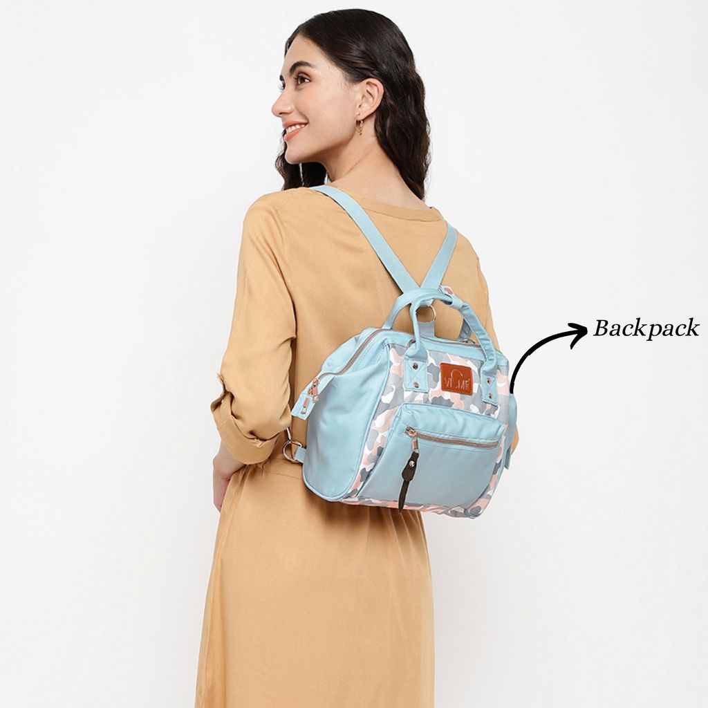 VISMIINTREND Diaper Bags for Mom | Travel Maternity Backpack Bags | Water Resistant | Premium Oxford Fabric | Gifts for Mom to Be | Baby Shower Gift view 2