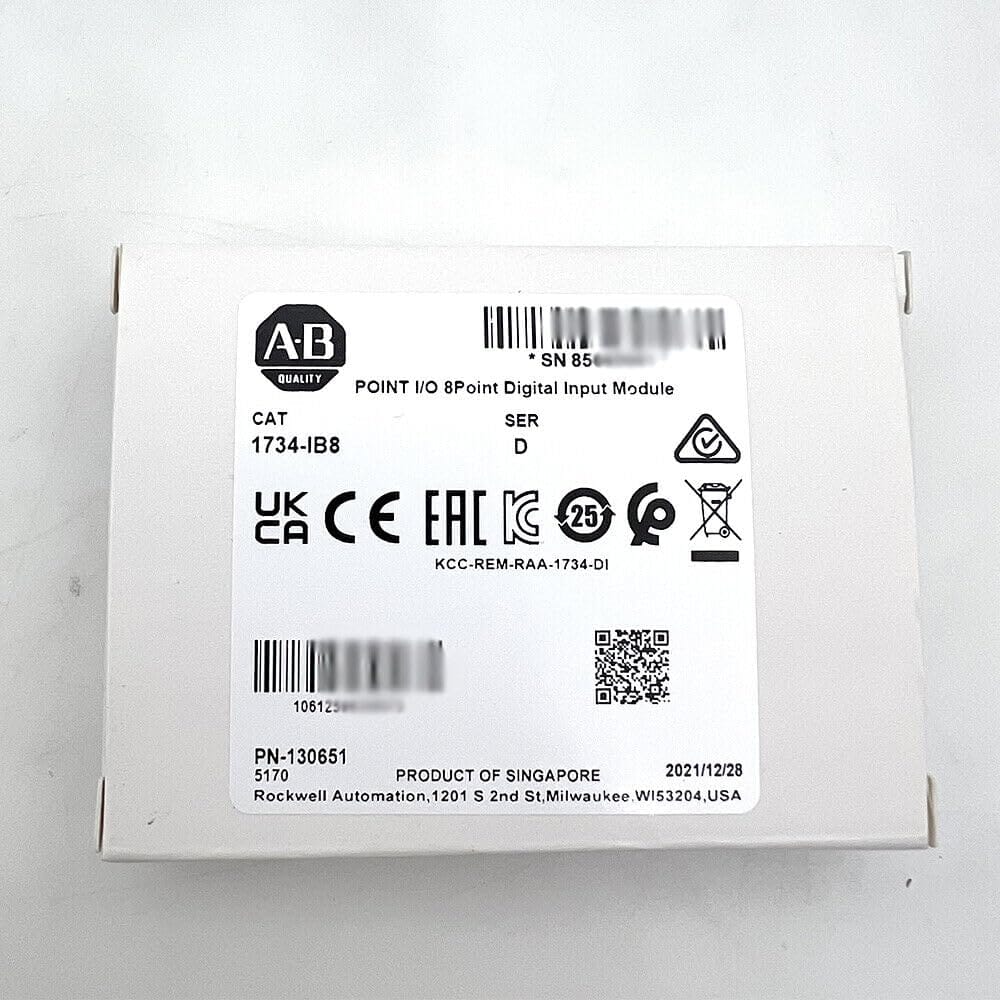 New Factory Sealed Allen Bradley 1734-IB8 POINT I/O 8 Point Digital Input Module24V Dc 8 Channel Sink Input Module view 2
