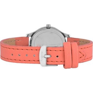 HRV CutGlass Orange Leather Women Watch BY HRV view 2