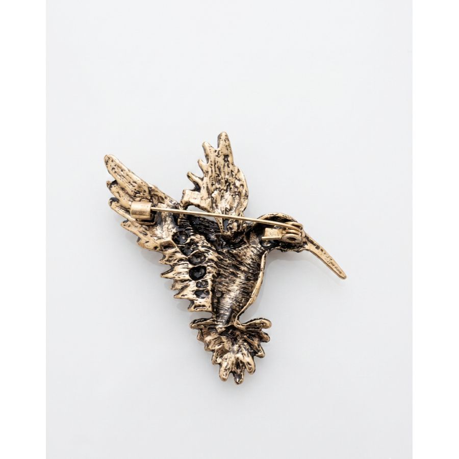 Brooch Hummingbird view 2