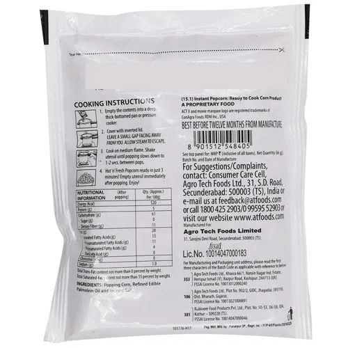 ACT II Classic Salted Instant Popcorn, 120 gm view 2