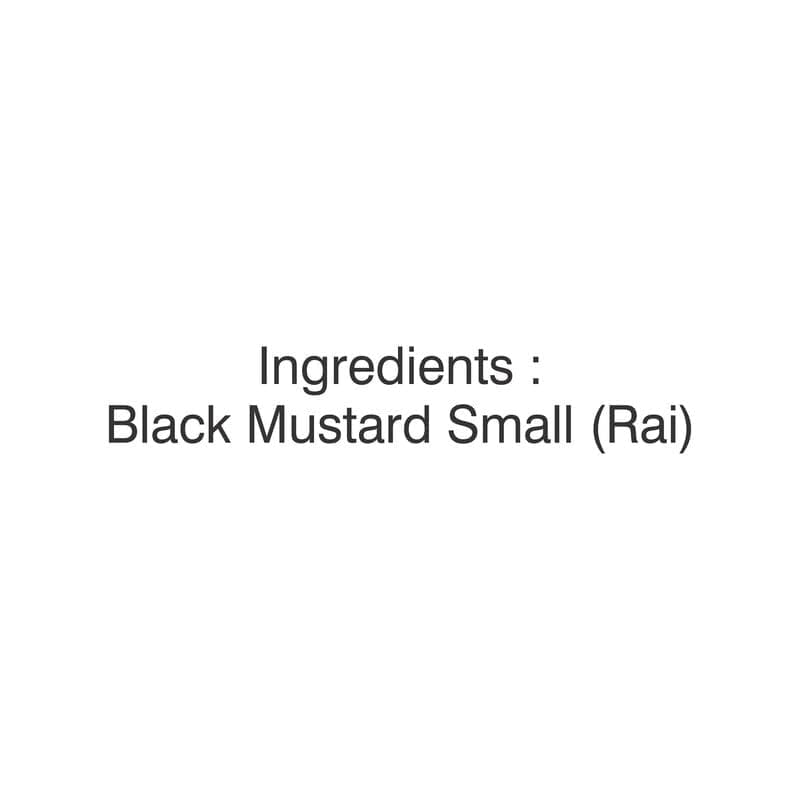 Pari Black Mustard Seeds Small Rai | Kali Sarso | Handpicked and Clean | Whole Spices | Chemical and Pesticides Free | Naturally Processed | Unadulterated | 1000 Grams view 2